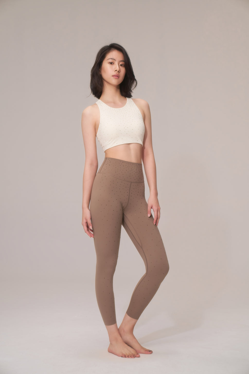 DY 帶鑽高領口運動內衣 Diamond high-neck sport bra