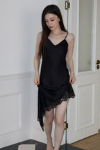 DCMR法式天絲蕾絲長裙