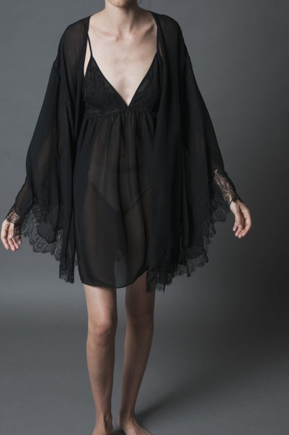 LAYALINA MUSLIN Short Robe