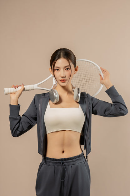 DY 雲朵棉連帽修腰外套