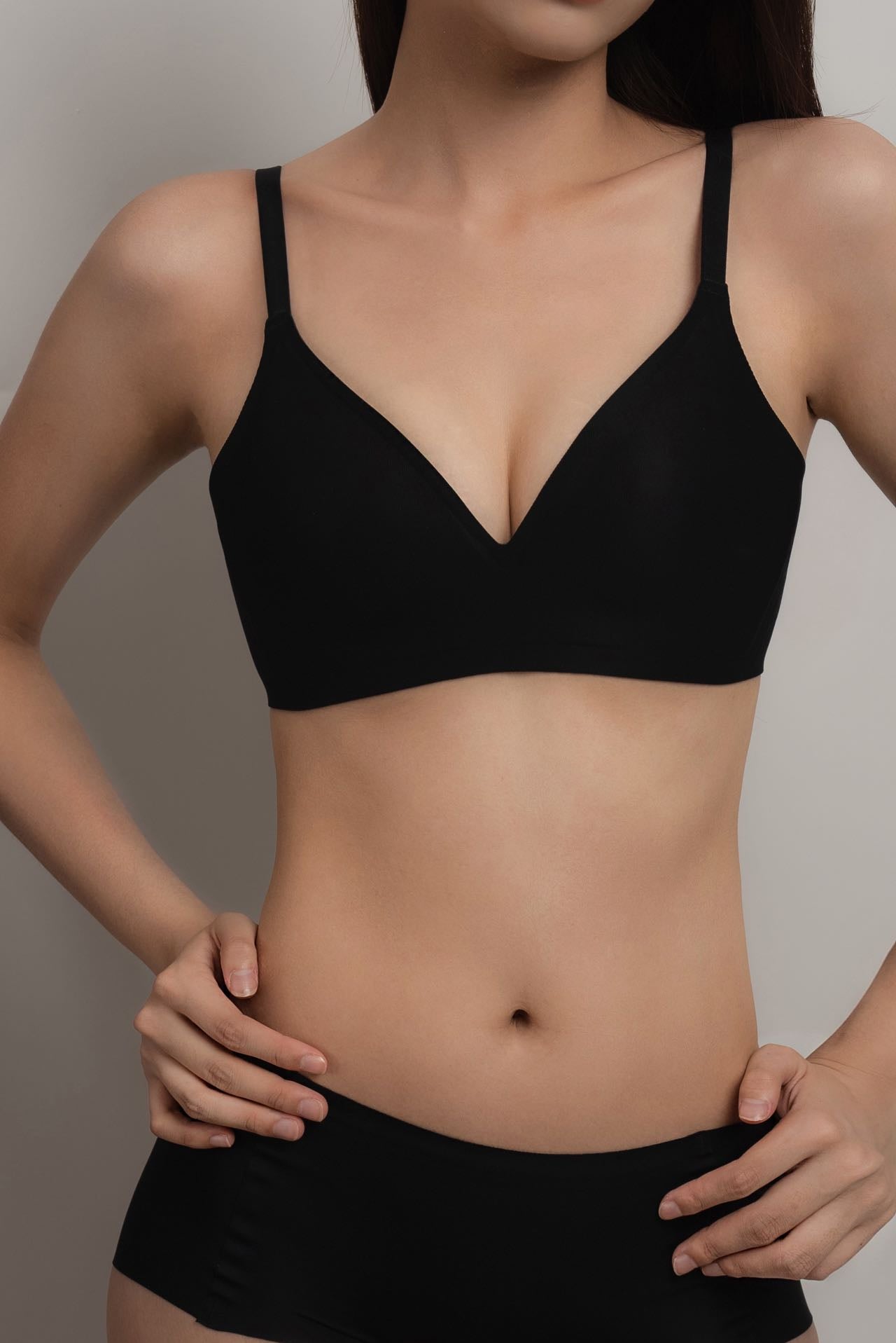 DY大胸顯小無鋼圈冰絲涼感薄杯無痕內衣