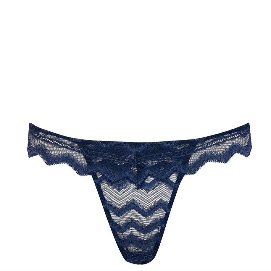 COCO DE MER Margot Brazilian Knicker Navy