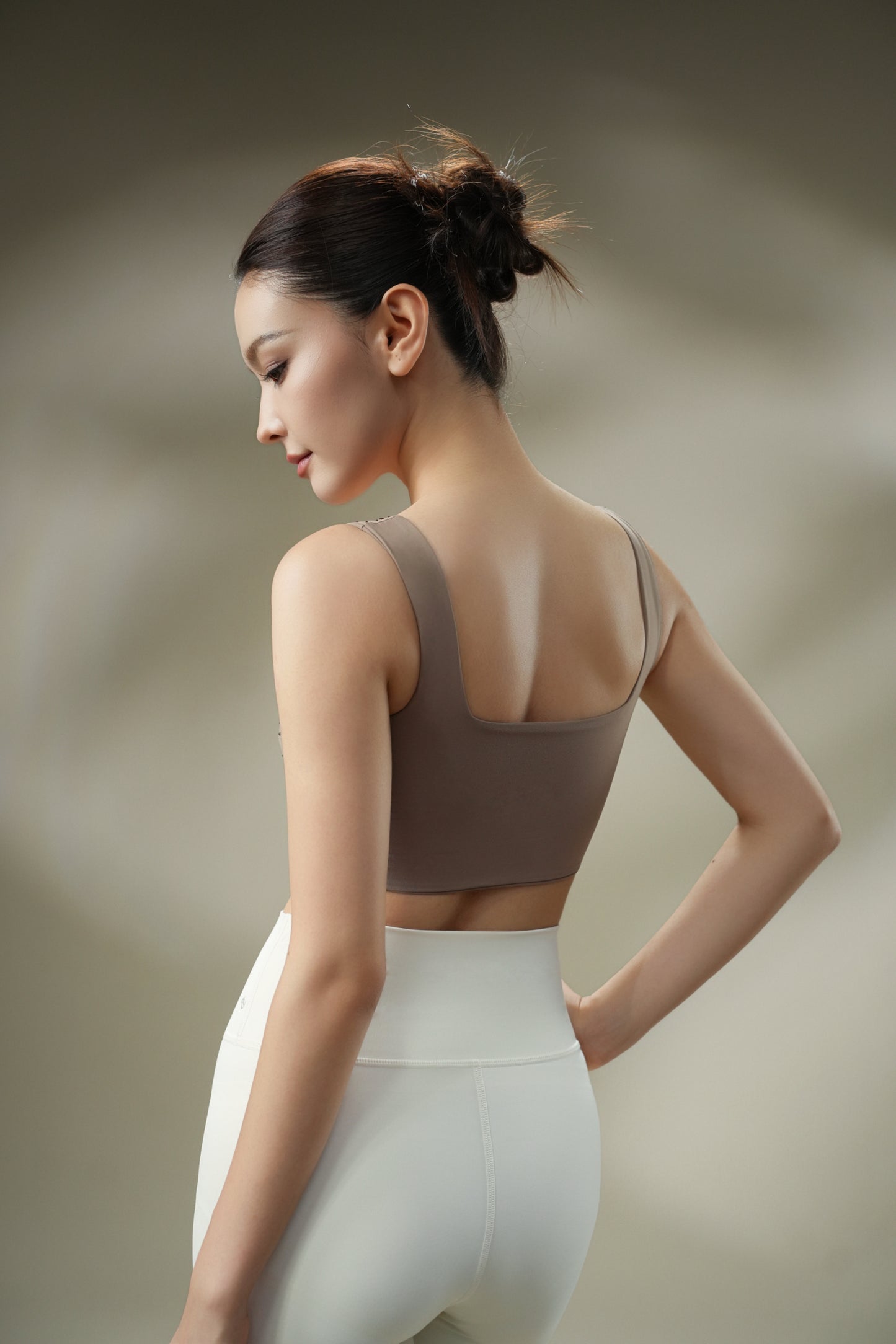 DY 帶鑽寬肩帶舒適運動內衣 Diamond thick strap  bra top