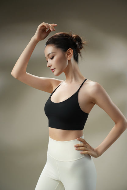 DY 幼肩帶聚攏運動內衣 Spaghetti strap push up bra top