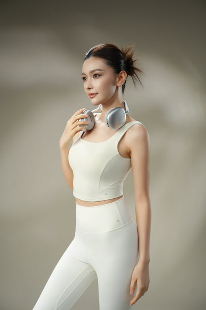 DY 法式方領U型美背運動上衣