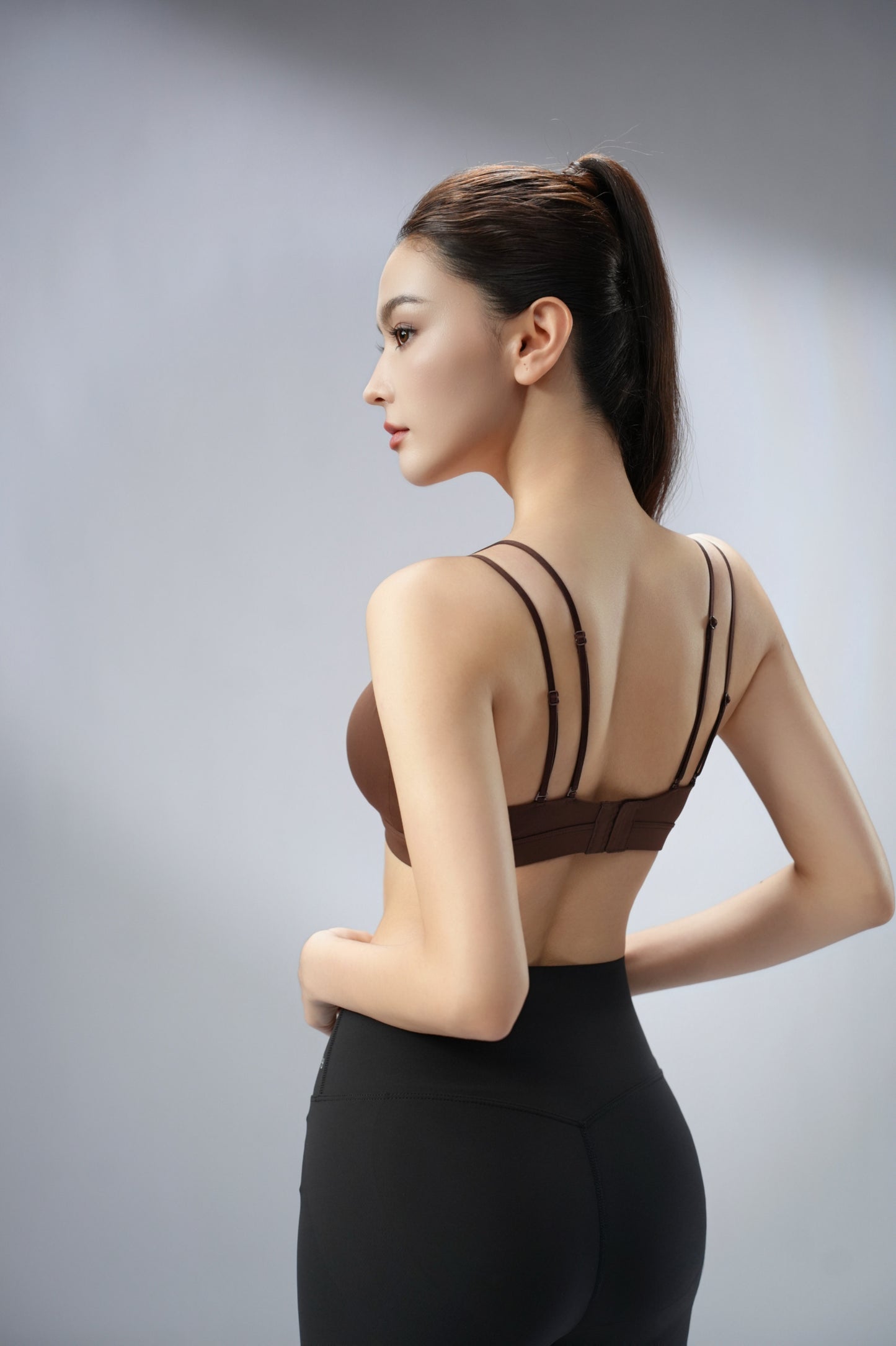 DY 小胸聚攏雙肩帶鏤空運動內衣