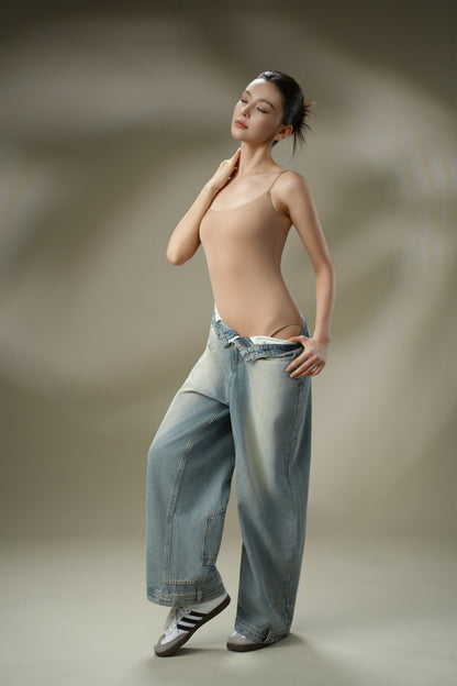 DY 性感美式吊帶連體衣