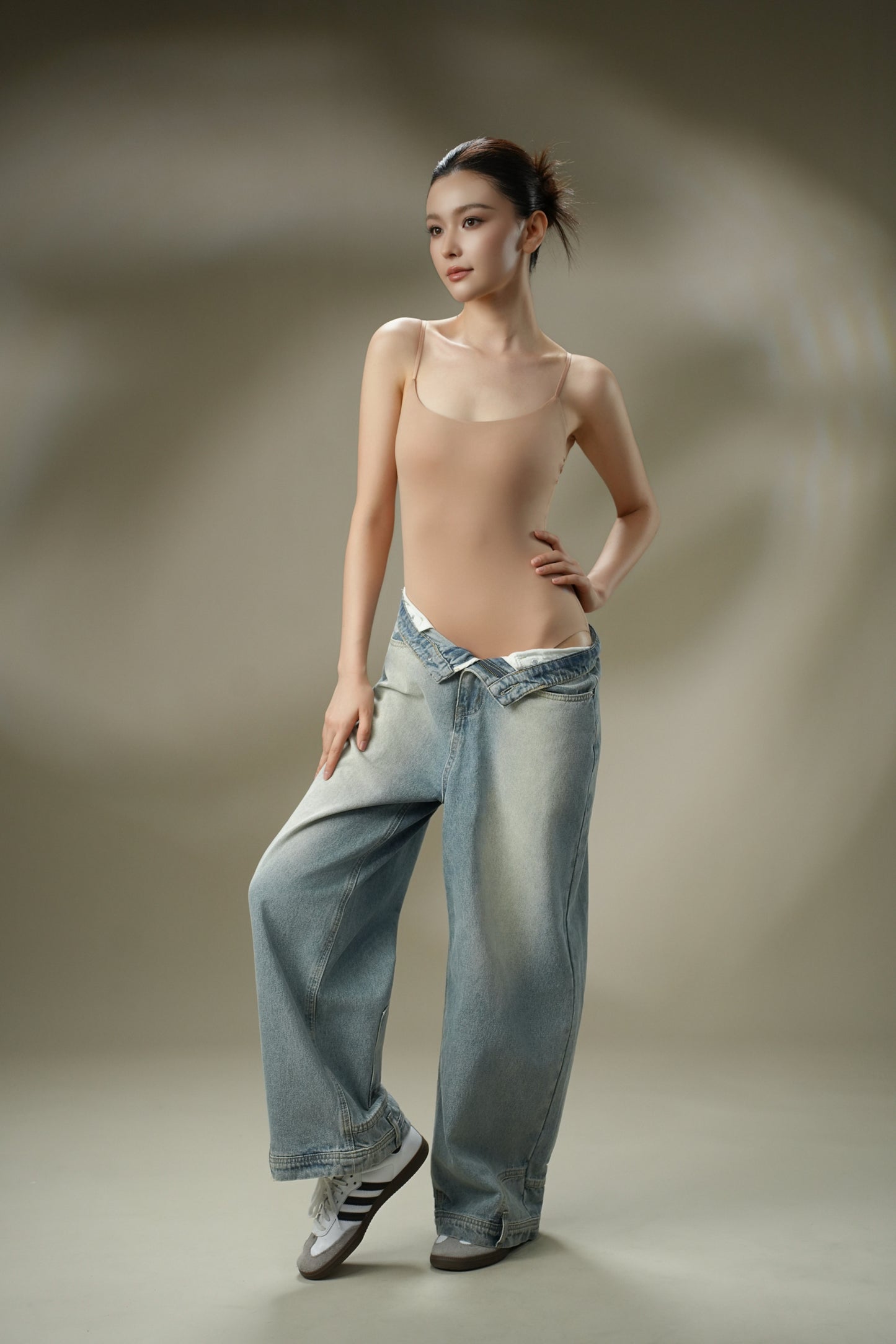 DY 性感美式吊帶連體衣