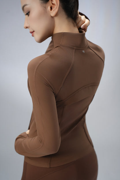 DY 掐腰立領運動長袖防曬外套