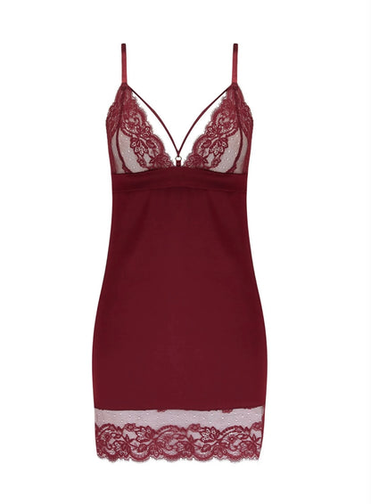 COCO DE MER Seraphine Slip Mahogany