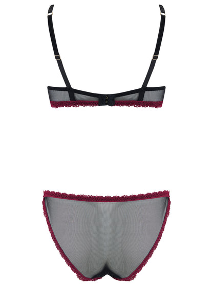 COCO DE MER Maya plunge bra & Bikini Brief