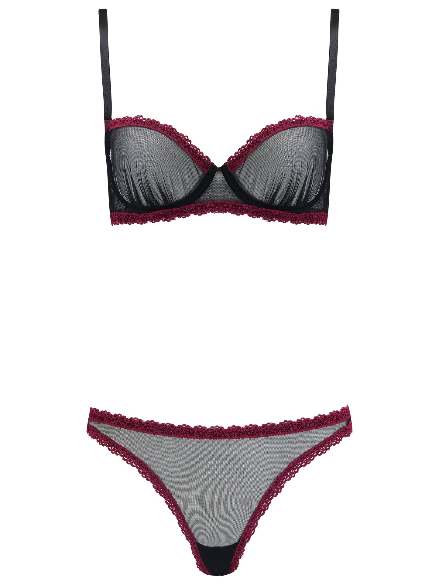 COCO DE MER Maya plunge bra & Bikini Brief